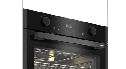 Grundig 60cm Divide & Cook Pyrolytic Built-In Oven – GEBTM19400DXPS