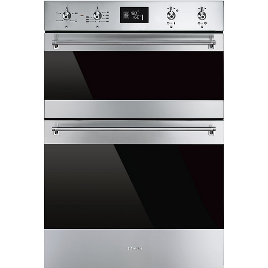 Smeg 60cm Stainless Steel Double Electric Classic Oven – DOSF6390X