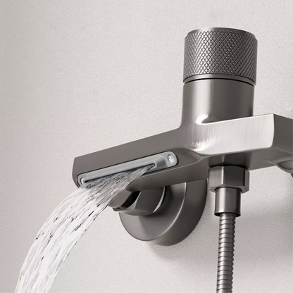 Wall Mounted Single Knob Bathtub Shower Faucet  -chrome