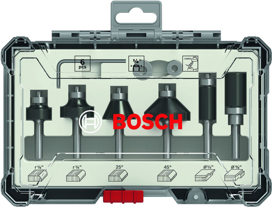 Bosch Trim & Edging 1/4 Inch Set