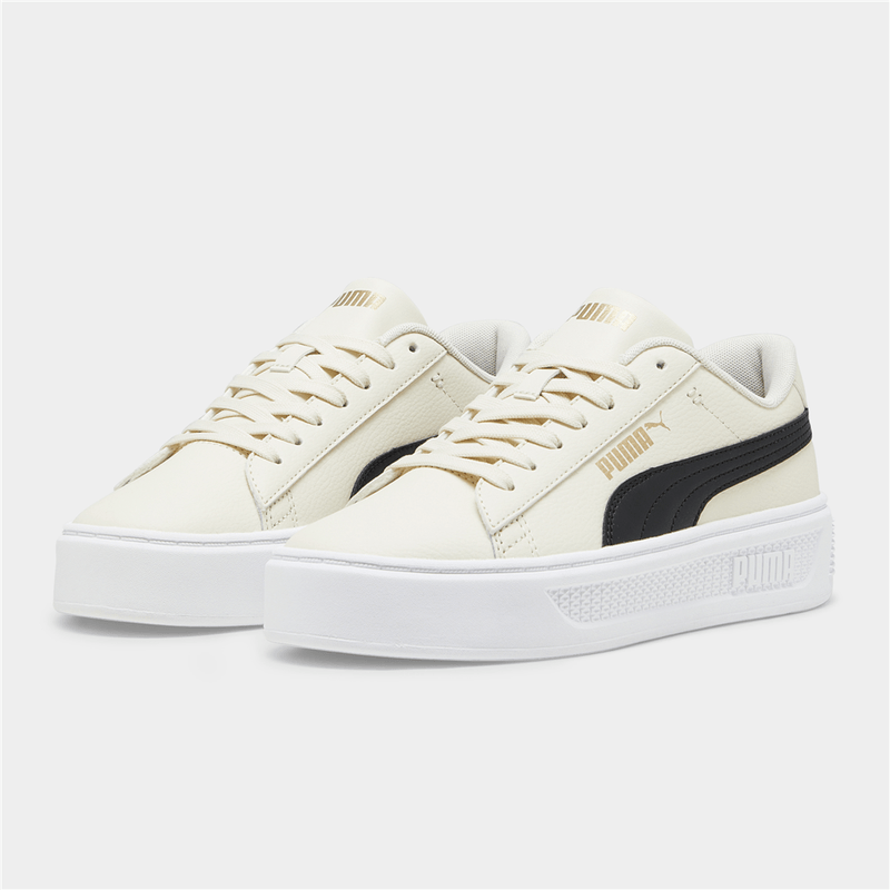 Puma Smash Platform V3 Alpine Snow/Black Sneakers