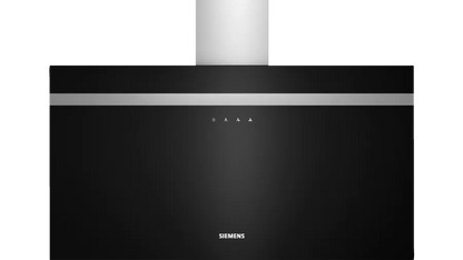 Siemens iQ300 90cm Black Glass Wall Mounted Extractor – LC95FCJ60T