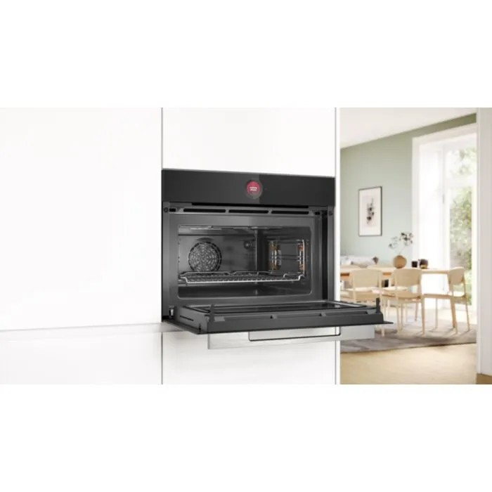 Bosch 45L Black Series 8 Built-In Compact Microwave Oven - CMG7241B1