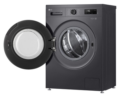 LG 7kg Middle Black Front Loader Washing Machine – F2Y1HYP6J