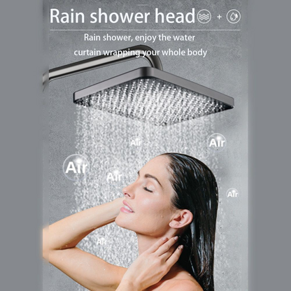 multi-function split-flow rain shower faucet set