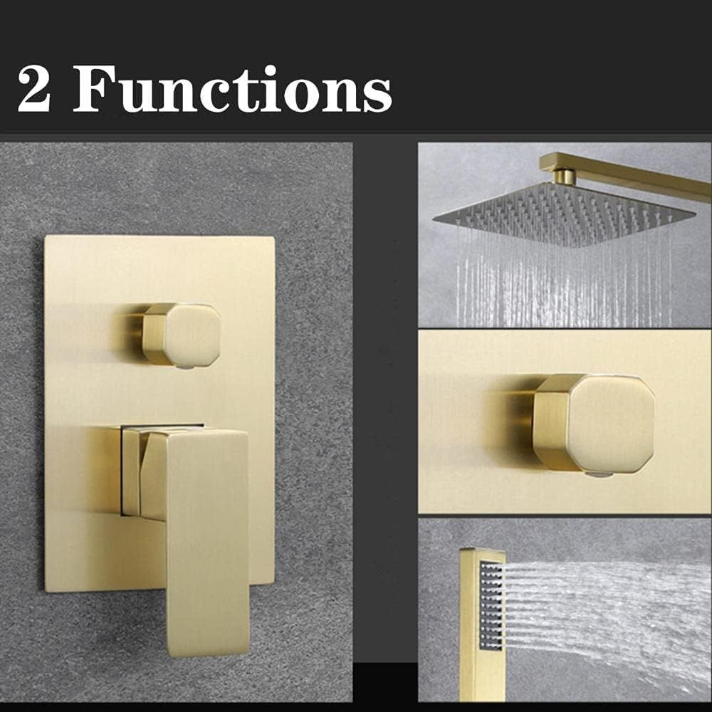 20cm Square Shower Sets With Handel Shower