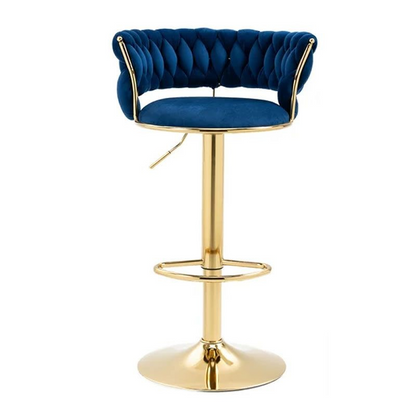 Foam Bar Stool (Finish Colour - Blue )