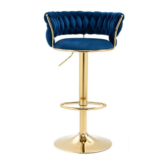Foam Bar Stool (Finish Colour - Blue )