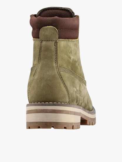 Jeep Olive Leather ruggered worker boot