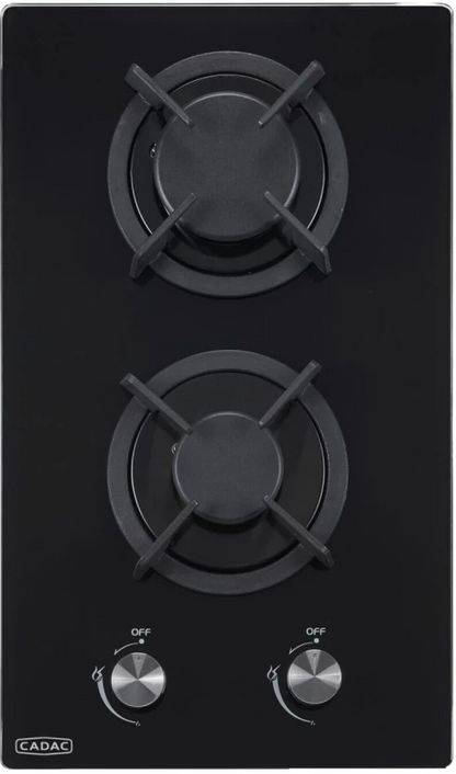 Gas glass hob  2 burner