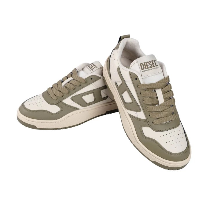 Diesel  S-Ukiyo V2 Low Sneakers (White/Nude)
