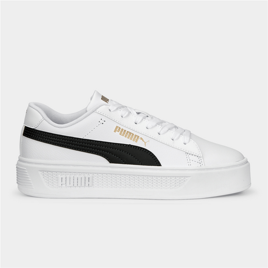 Puma Smash Platform V3 White/Black Sneakers