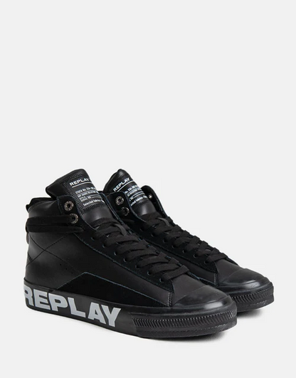 Replay Snap Campus Black Sneakers