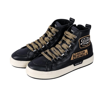 REPLAY RAILY CUSTOM BLACK SNEAKER