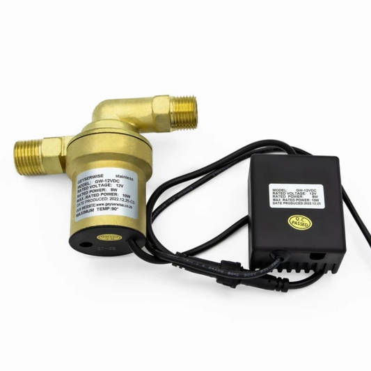 GEYSERWISE CIRCULATING PUMP 12V FOR PUMPED SOLAR SYSTEM DCP001A