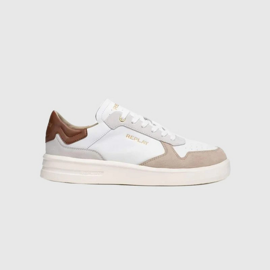 Replay University M Court white beige