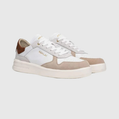 Replay University M Court white beige