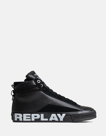 Replay Snap Campus Black Sneakers