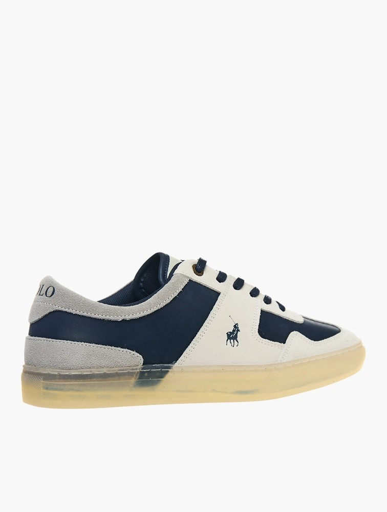 Polo Navy Gumsole Lace Up Sneakers