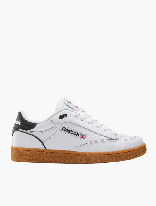 Reebok Unisex White & Black Club C Bulc Sneakers