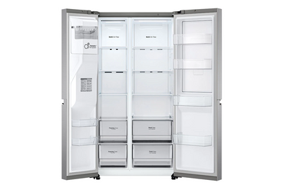 Side by Side Refrigerator with Uvnano™ - GC-J257SLSS