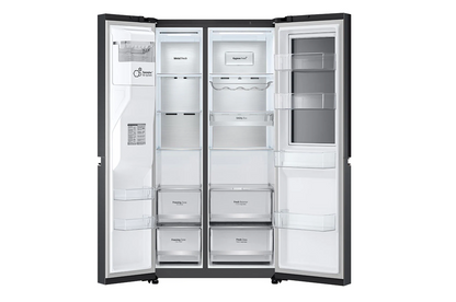 LG 674L Matte Black InstaView™ Door-In-Door Fridge/Freezer – GC-X257CQFS