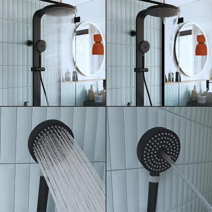 Sensea Neo Shower Column With Mixer Black