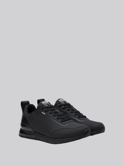 Replay  - Shoot Square Black Sneakers