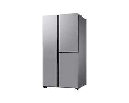 SAMSUNG-Side by Side Fridge with Beverage Centre™, Clean Steel-RH69B8940SL/FA