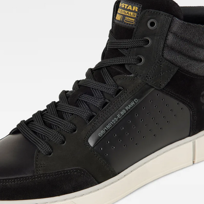 G-STAR RAW RAVOND II MID LEATHER SNEAKERS