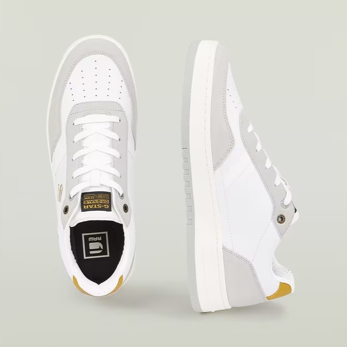 G-STAR RAW  ARC LEATHER BLOCKED SNEAKERS