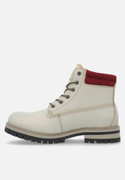 JEEP - Leather worker boot beige - beige