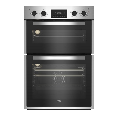 Beko 60cm Stainless Steel Multifunction Built-in Double Oven – BBDF26300X