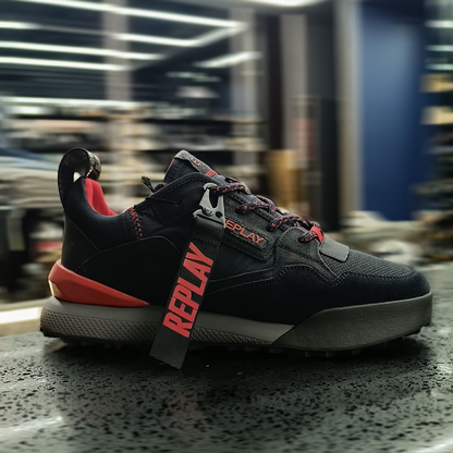 Replay Field Master Sneaker (Navy/Red)