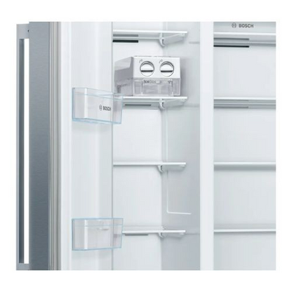Bosch Series 4 Side-by-Side Fridge Total No Frost 178.7 x 90.8 cm Inox-look KAN93VL30N
