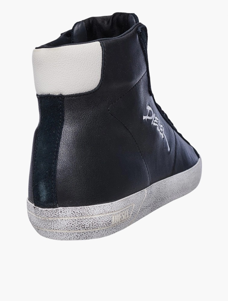 Diesel Black S-Leroji Mid - High-Top Sneakers