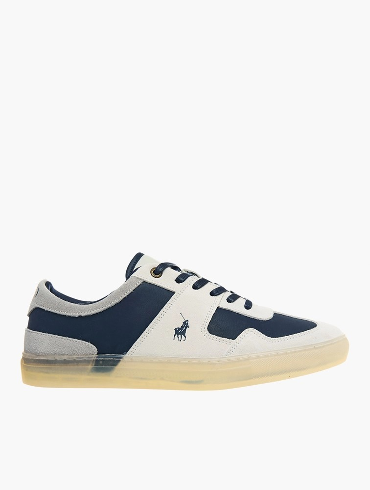 Polo Navy Gumsole Lace Up Sneakers