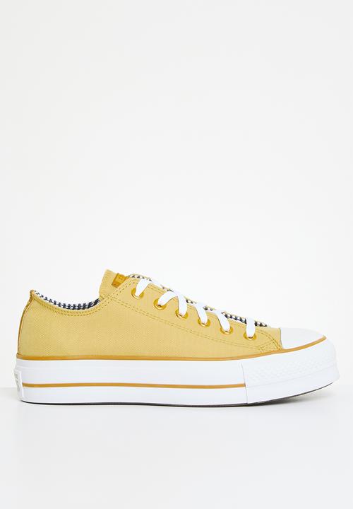 CONVERSE - Chuck taylor all star lift platform - utility sunflower/trek tan