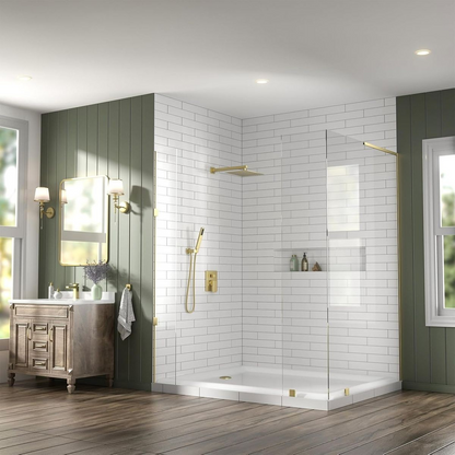 20cm Square Shower Sets With Handel Shower