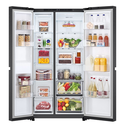 LG 703L Black Side by Side Fridge Freezer – GC-B257KQJW