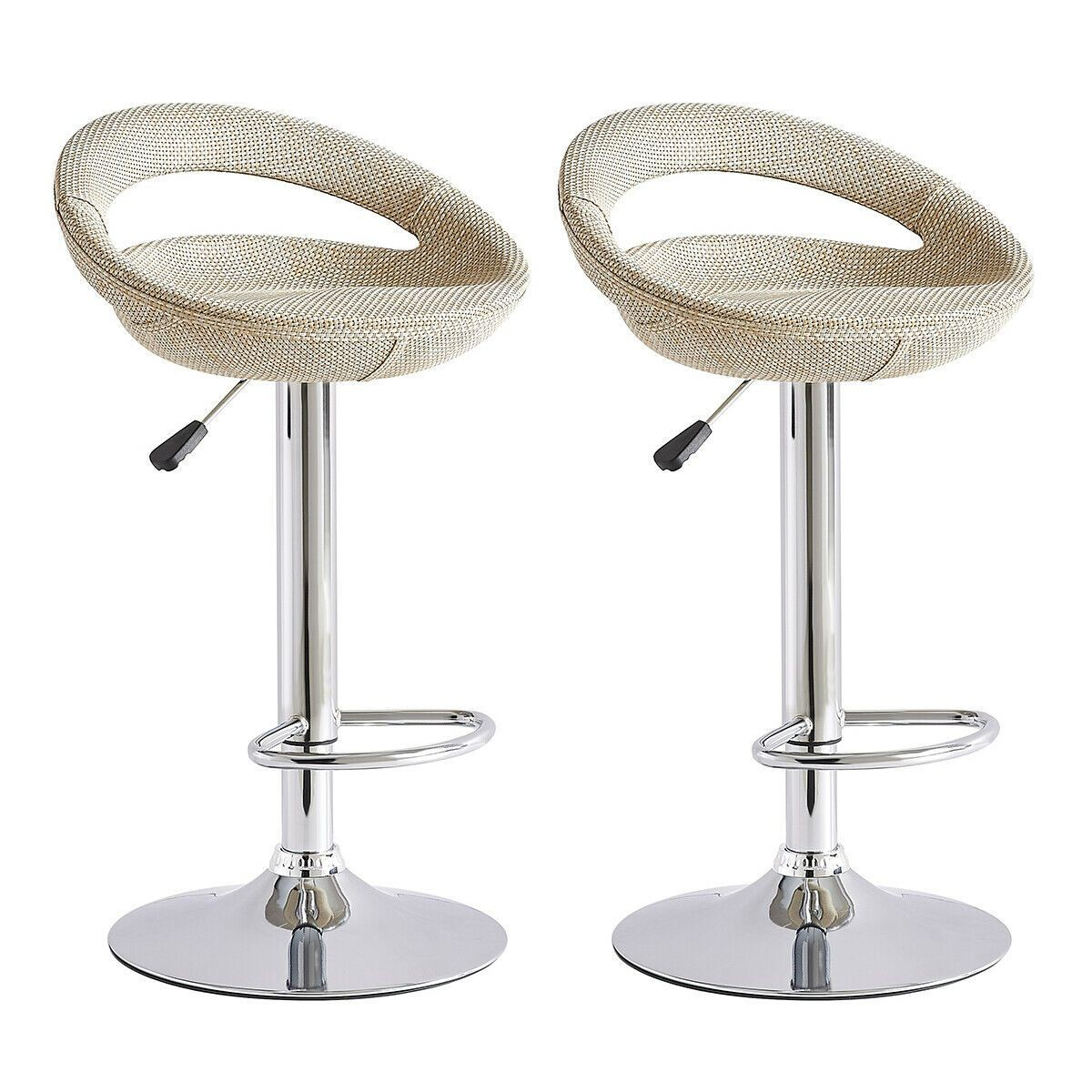 Kitchen Counter Stools - 2 Pack  Cream Colour
