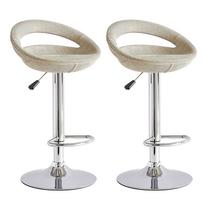 Kitchen Counter Stools - 2 Pack  Cream Colour