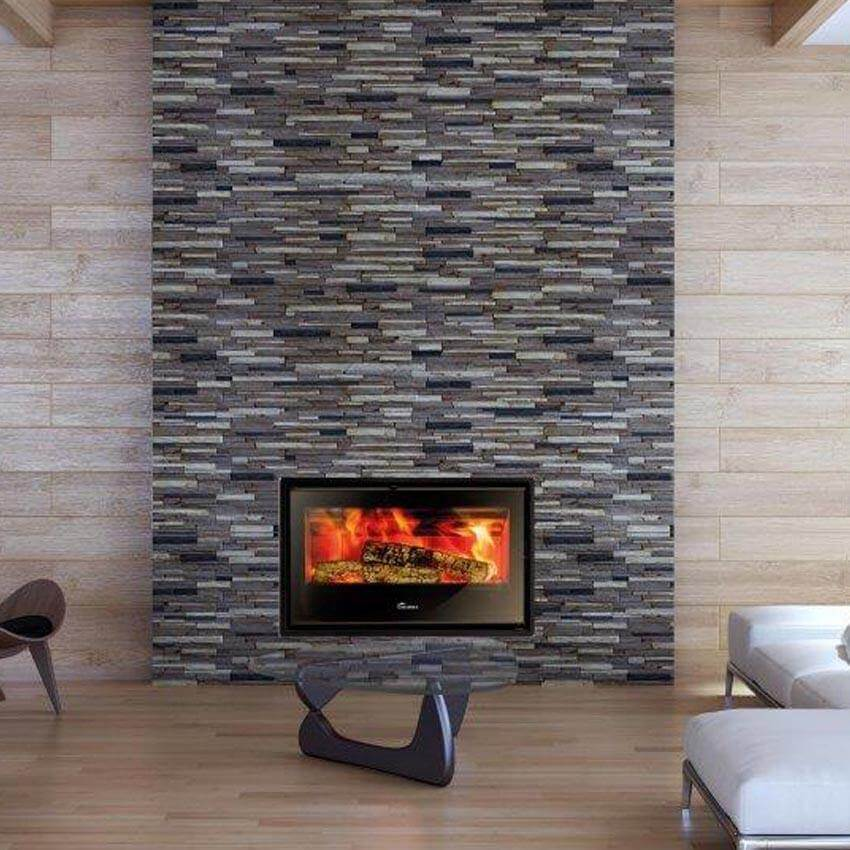 Lacunza - Silver 800 Built-In Fireplace, 11kW