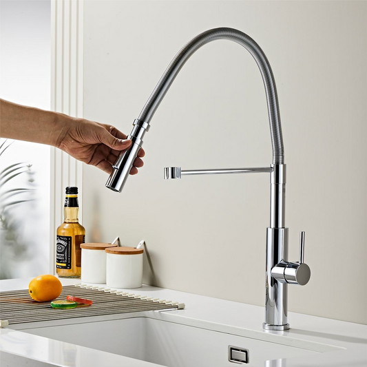 Kitchen Mixer Taps - Silver