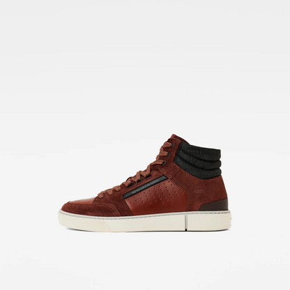 G-STAR RAW RAVOND II MID LEATHER SNEAKERS