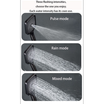 multi-function split-flow rain shower faucet set