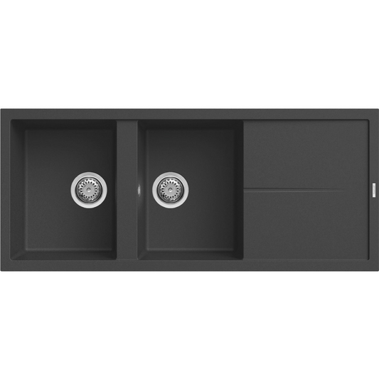 Smeg Sink Rigae D-in 1160x500 Black