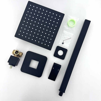 Shower Head, Arm and Faucet Combo