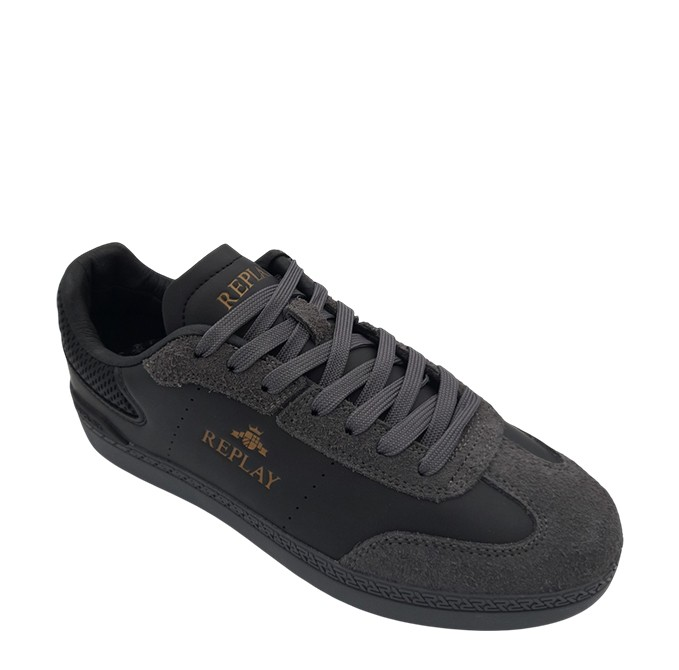 Replay Pyper Tonal Men’s Sneakers – Dark Grey