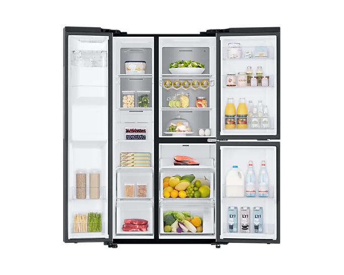 Samsung 602Lt 3 door Fridge with Digital Inverter Technology - RS65R5691B4/FA